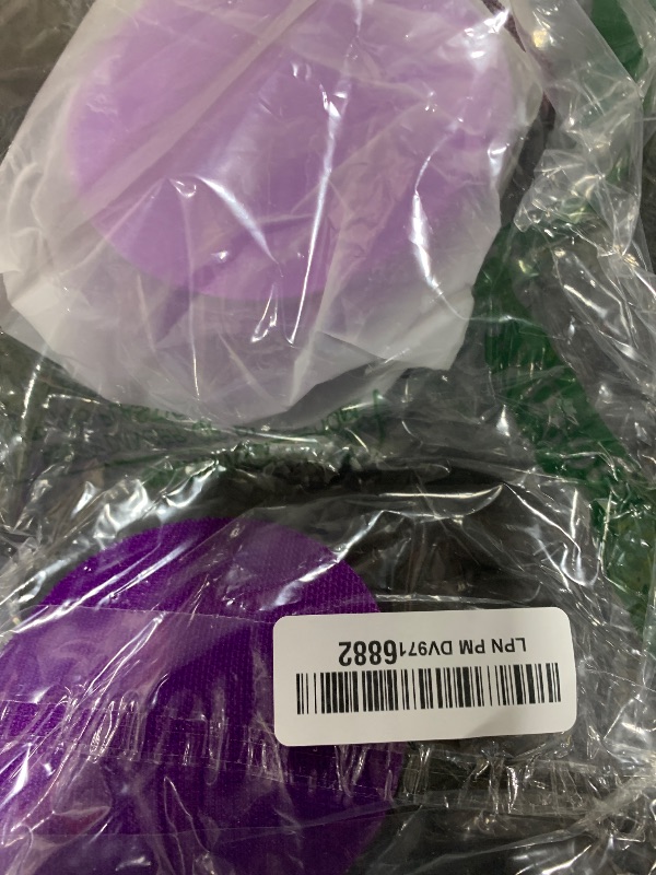 Photo 1 of uxcell 30 Pcs Carpet Spot Markers, 4 Inch Non-Slip Rubber Agility Markers for Classroom Carpet, Circles Spots Dots for Football, Basketball Training Markers, Purple