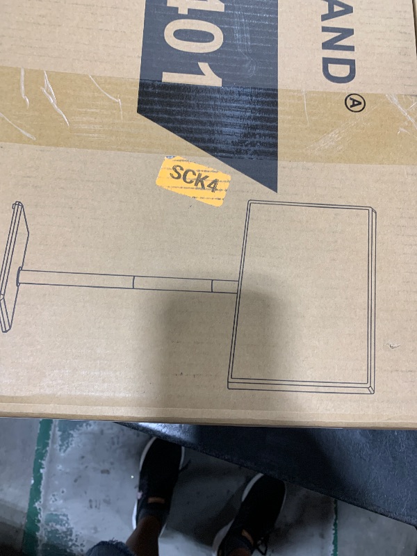 Photo 1 of Rfiver Swivel Floor TV Stand with Mount for 32-60 inch TVs up to 88 lbs, Height Adjustable Tall TV Stand with Wood Base, Saving Space Design for Bedroom, Living Room and Corner, Max VESA 400x400mm