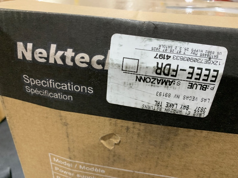Photo 1 of Nekteck Shiatsu Foot Massager Machine with Soothing Heat, Deep Kneading Therapy, Air Compression, Improve Blood Circulation and Foot Wellness,Relax for Home or Office Use(Brown)