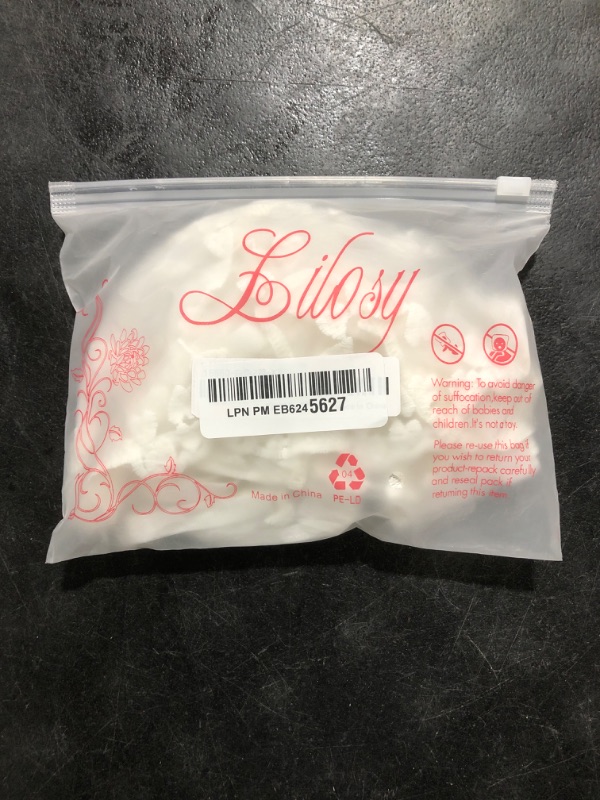 Photo 1 of Lilosy Sexy Cute Underwire Push Up Strappy Heart Embroidered Mesh Sheer Lingerie Set for Women Bachelorette See Through Bra and Panty 2 Piece White XX-Large