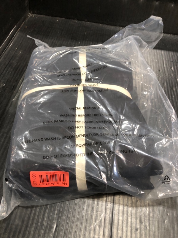 Photo 1 of Shilucheng 100% Viscose Derived from Bamboo_ Sheets King Size 4pcs - Ultra Cooling & Silky Soft Bed Sheets, 16" Deep Pocket, Perfect for Hot Sleepers, Hotel Bedding Sheets (Black)