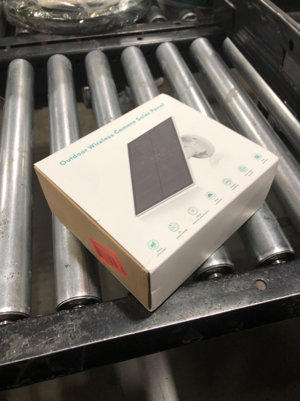 Photo 1 of Solar Panel for Security Camera - 5W USB Solar Panel with IP65 Waterproof, Adjustable Bracket, 9.8ft Cable (2 Pack)