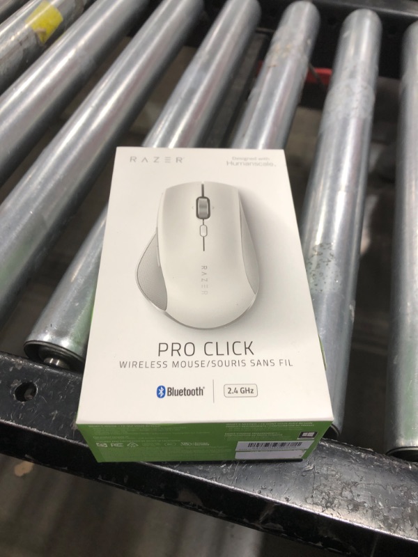 Photo 1 of Razer Pro Click Humanscale Wireless Mouse: Ergonomic Form Factor - 5G Advanced Optical Sensor - Multi-Host Connectivity - 8 Programmable Buttons - Extended Battery Life of up to 400 Hours