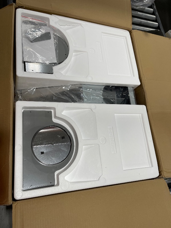 Photo 1 of Empava Ducted Under Cabinet Range Hood 30 Inch, Dual Sealed Aluminum Motor 3 Speeds, 500 CFM, Push Button, Plug in, Stainless Steel
