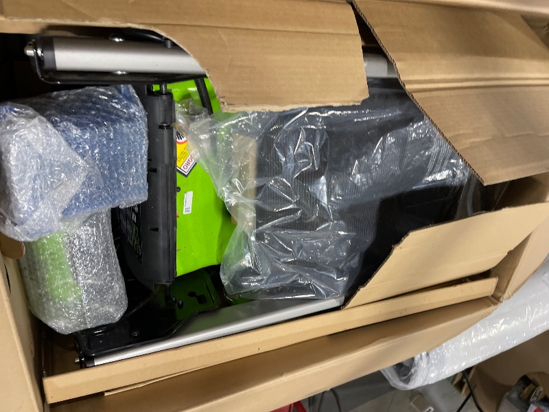 Photo 1 of Greenworks 80V 21" Brushless Cordless (Push) Lawn Mower (LED Headlight + Aluminum Handles), 4.0Ah Battery and Rapid Charger Included (75+ Compatible Tools)