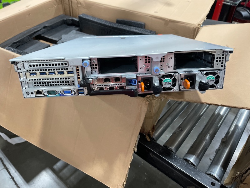 Photo 1 of Dell PowerEdge R740xd Server 2.70Ghz 36-Core 256GB 12x 10TB 12G H730P Rails (Renewed)