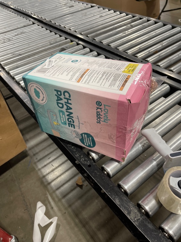 Photo 1 of Changing Pad - Foam Contoured Baby Changing Pad for Dresser, Waterproof Diaper Changing Table Pad, Includes Soft, Removable & Washable Non-Slip Cover, Bonus Portable Toy Bar with Music Mode Included