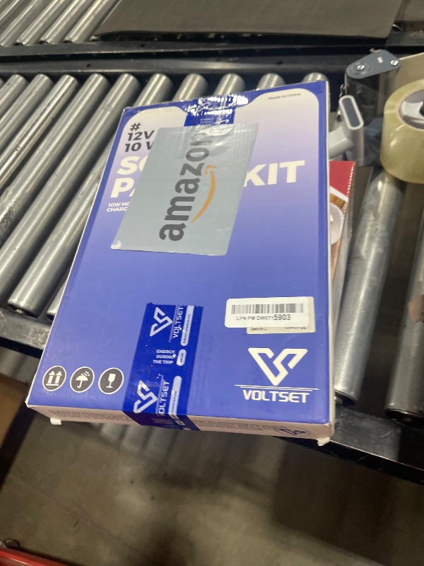 Photo 1 of Voltset Solar Battery Trickle Charger: 10 Watt 12V Solar Panel Maintainer for Car Boat - Waterproof Monocrystalline Solar Charger with Controller for RV Marine Trailer Truck Motorcycle
