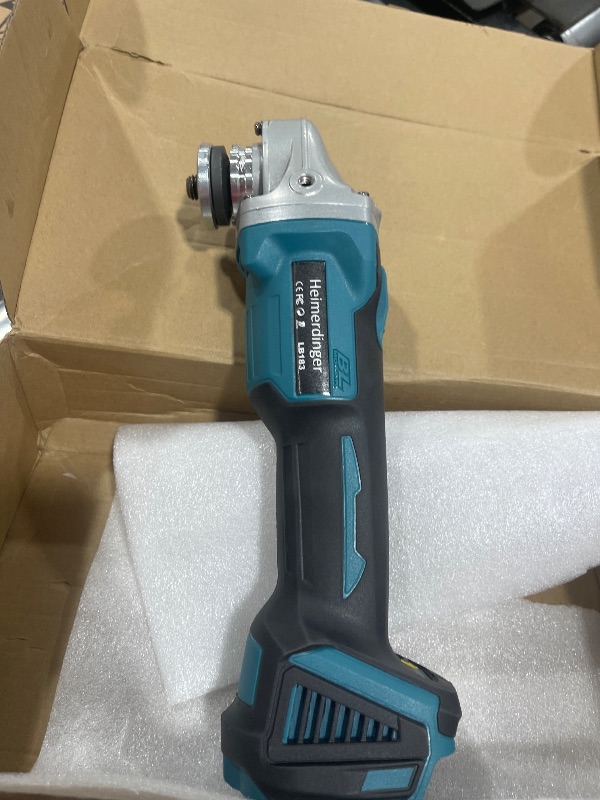 Photo 1 of Angle Grinding Tool, Electric Angle Grinder With Anti-slip Handle, 8000RPM Speed Adjustable and High Power Brushless Motor,180° Rotating Working Head and Quick Crimp, for Underfloor Heating Pipe( tool only)