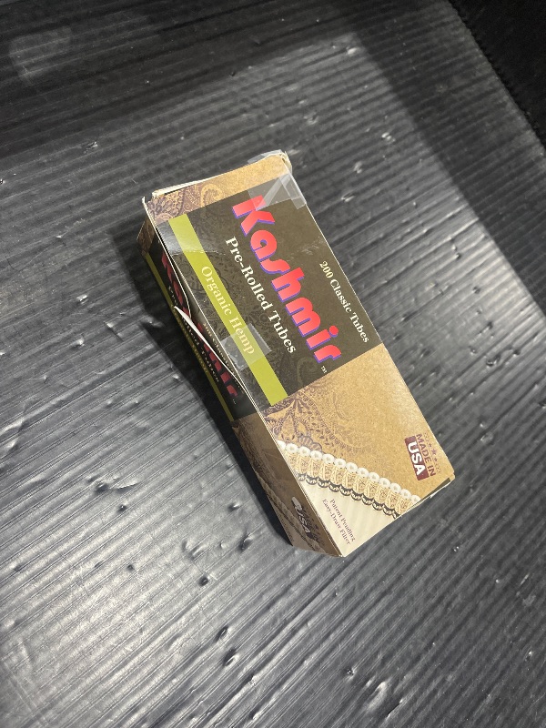Photo 1 of Kashmir 100% Organic Classic Pre-Rolled Tubes, Easy to Draw Filter, Natural Clean and Smooth Taste - 200 Tubes Per Carton