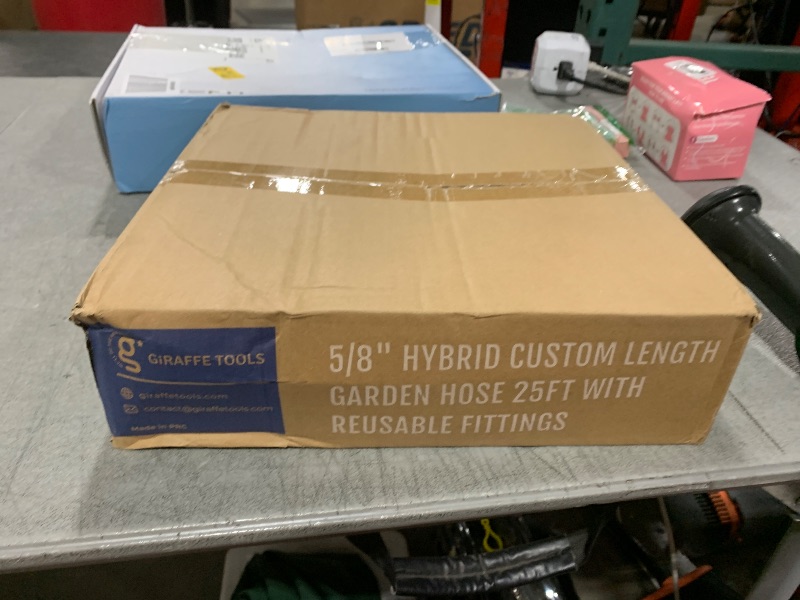 Photo 1 of Giraffe  Garden Hose 5/8" x 25ft, Custom Length, NO Kink, Flexible, Leakproof Hose with Male to Female Fittings, 600 Burst PSI