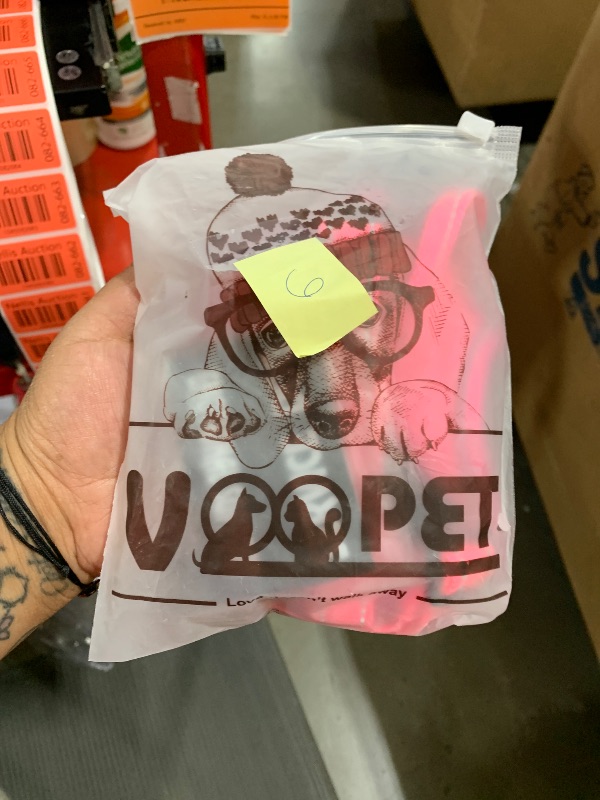 Photo 1 of voopet Service Dog Harness, Emotional Support Pet Vest Harness, Reflective Breathable and Adjustable No-Pull ESA Dog Harness for Small Medium Large Dogs (with 4 PCS Removeable Tags)