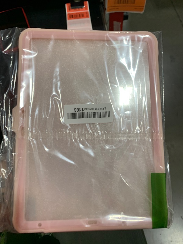 Photo 1 of Soke Case for iPad Air 11-inch M3/M2 (2025/2024), iPad Air 5th/4th Generation 10.9-inch (2022/2020), with Built-in Screen Protector and Kickstand, Rugged Full Body Protective Cover - Pink