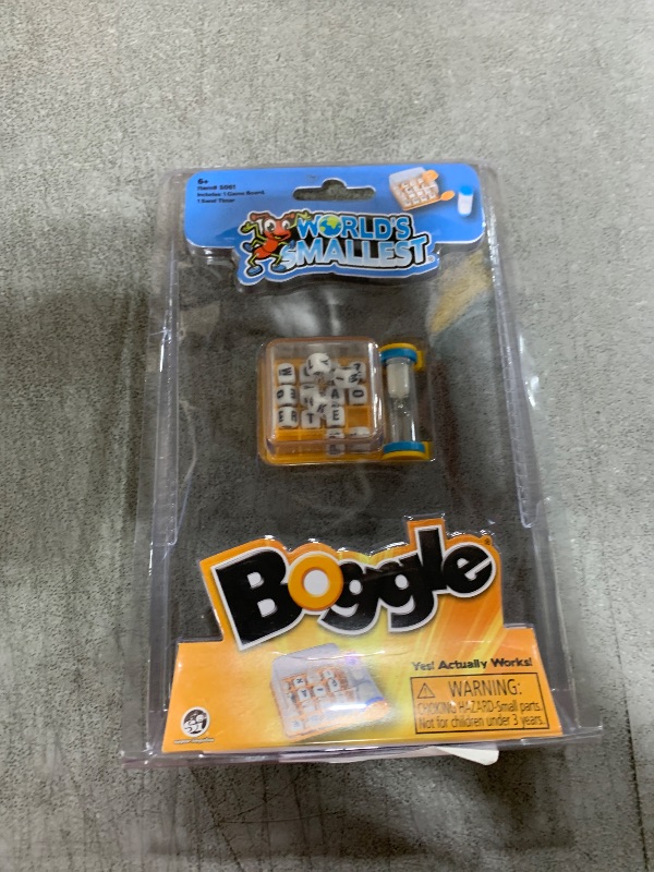 Photo 1 of World's Smallest Boggle, Multi, 2 players