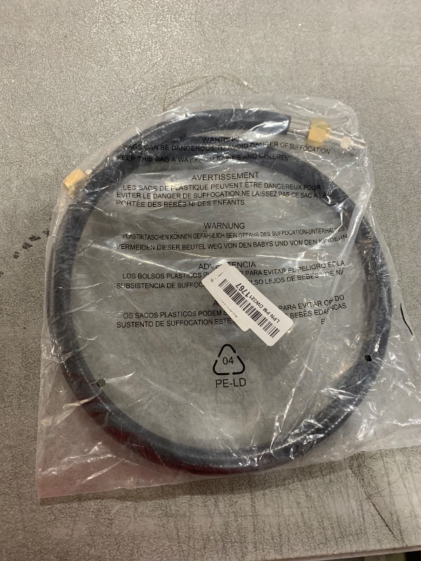 Photo 1 of Wadoy RV Propane Hose Connector Assembly 3 Foot - 3/8" Female Flare x 3/8" Female Flare Quick Connect Hose 59913 (Total length 3.28ft)