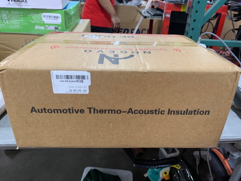 Photo 1 of Nogevo 236mil 36sqft Car Sound Deadening Mat-Closed Cell Foam and Glass Fiber Auto Sound Deadener & Heat Insulation Material-Heat Shield Automotive for Hood Engine Roof Door and Trunk Dampening
