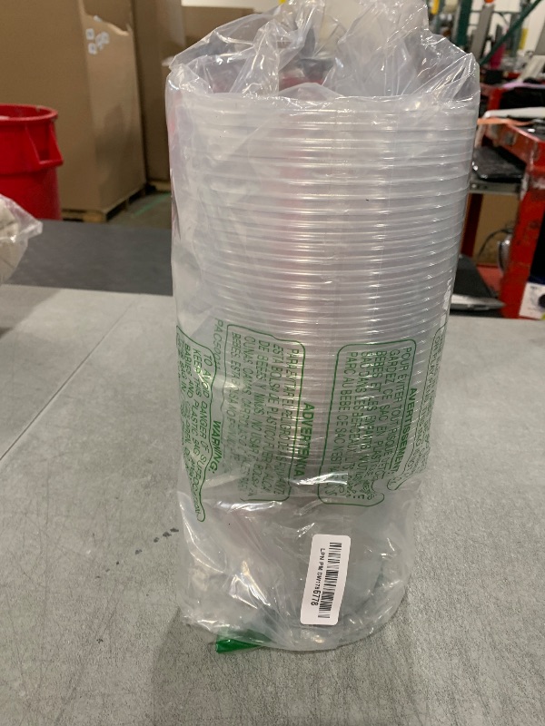 Photo 1 of Bluepro 1 Gallon Reinforced Clear Nursery Pots with Drainage Hole, 30 Packs, 6.7 Inch Transparent Pots for Seedlings, Indoor/Outdoor Plants, Veggies, Flowers, and Professional Nursery Use
