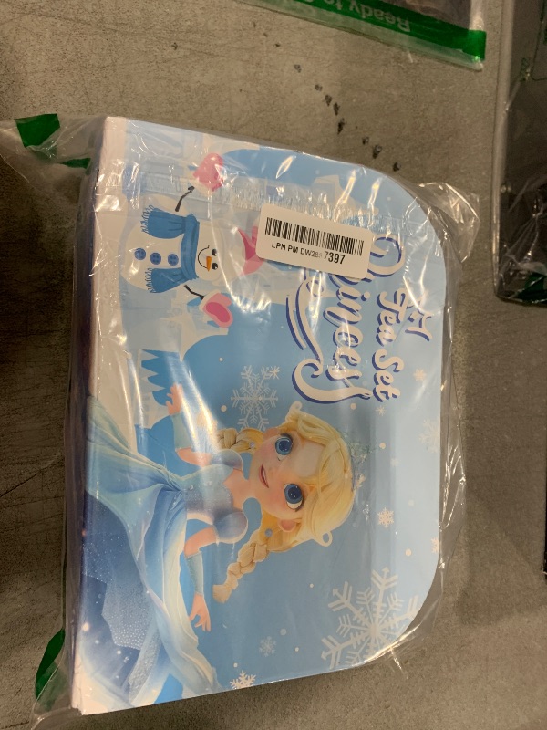 Photo 1 of INNOCHEER Tea Party Set for Little Girls Toys, Frozen Toys for Girls Gifts, Tea Sets for Toddlers 3-5, Pretend Play Kitchen Toy, Birthday Christmas Princess Gifts Toys for 3 4 5 6 7 8+ Year Old Girls