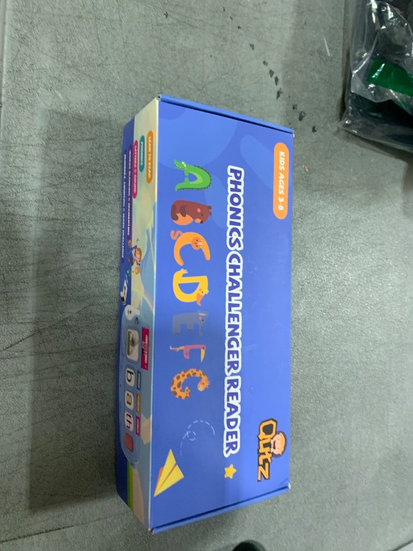 Photo 1 of QuTZ Talking Phonics Flash Cards - Mastering Numbers, Letter Sound, Improving Reading Skills by Blending and Segmenting Words, Home School Supplies, Preschool Learning Activities for Toddlers 3-8
