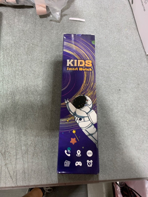 Photo 1 of 4G Kids Smart Watches Girls, Kids Watch with GPS Tracker & Video Call Voice Chat Message Camera SOS WiFi Alarm Pedometer Waterproof Game, Girls Smart Watches Ages 5-12