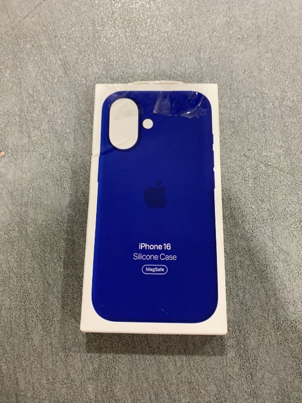 Photo 1 of Apple iPhone 16 Silicone Case with MagSafe and Camera Control - Ultramarine ???????