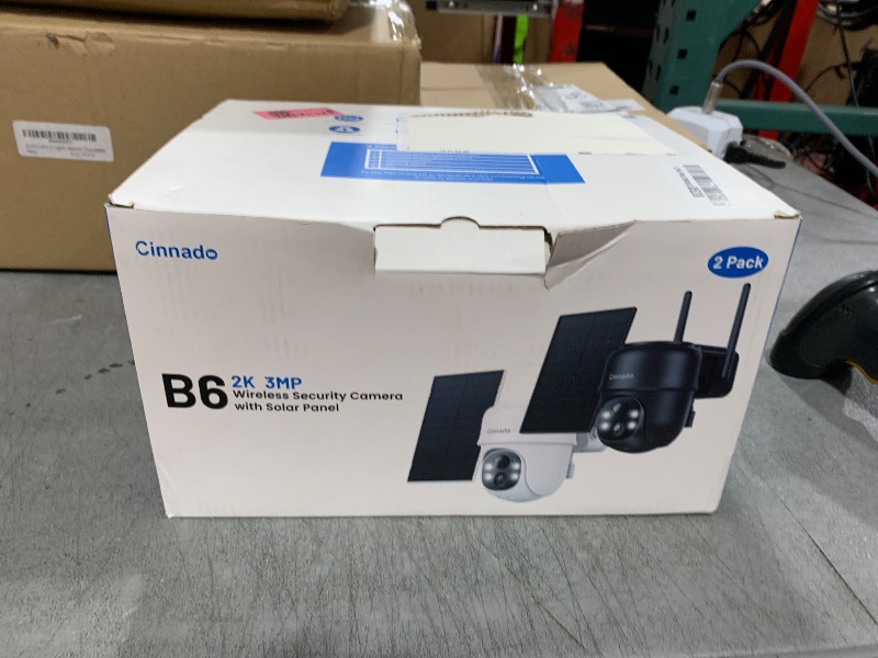 Photo 1 of 2K Cameras for Home Security-2.4G WiFi Outdoor Camera Wireless Solar/Battery Powered with solar panel, 360° Viewing, AI Human Detection, Color Night Vision, with SD Storage, Works with Alexa(2 Pack)