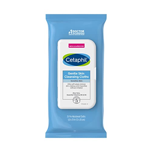 Photo 1 of Cetaphil Gentle Cleansing and Makeup Wipes for Face and Body - 25ct
