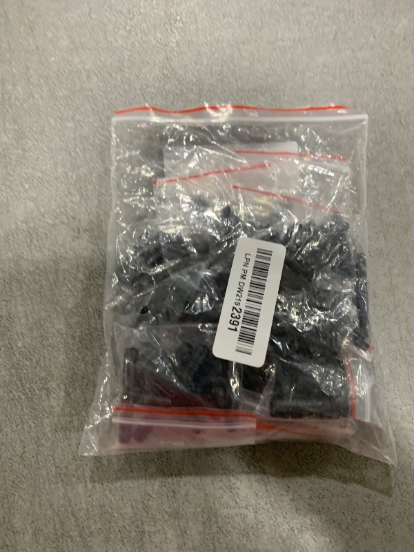Photo 1 of 115 PCS Vacuum Connector Assortment Heat Resistance 240??460??12 Sizes Automotive Vacuum Tubing Connector Vacuum Tee Connector Assortment Kit (Black,Nylon)