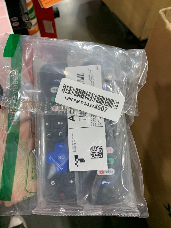 Photo 1 of (Pack of 2) Replacement-Remote-Control for Roku-TV,Compatible for TCL Roku/Hisense Roku/Onn Roku/Philips Roku Smart TVs(Not for Roku Stick and Box)