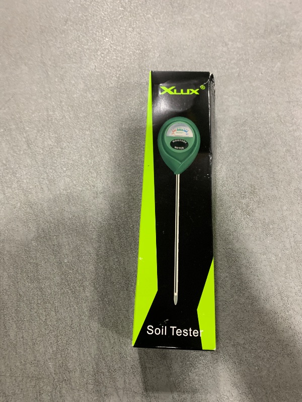 Photo 1 of XLUX Soil Moisture Meter, Plant Water Monitor, Hygrometer Sensor for Gardening, Farming, Indoor and Outdoor Plants, No Batteries Required