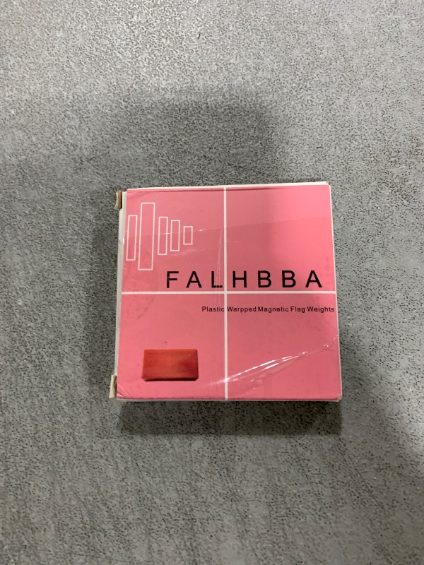 Photo 1 of FALHBBA 6 Pack Magnetic Flag Weights for Bottom Plastic Covered Heavy Duty Magnet Weights,Flag Weights for Wind Stopping Outdoor Flag Drapery Tangles,Suitable for Outdoor American Flags and Garden Flags