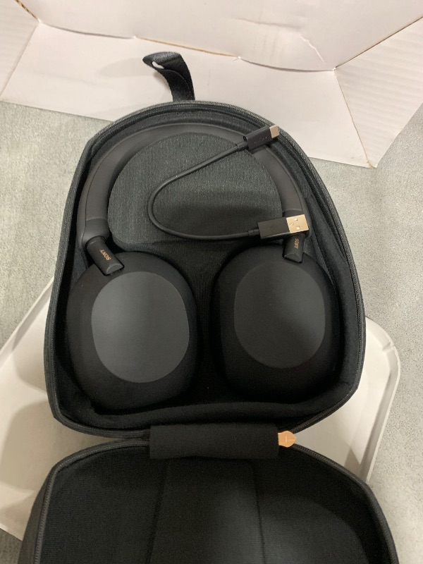 Photo 1 of Sony WH-1000XM5 The Best Wireless Noise Canceling Headphones, Auto NC Optimizer, 30-Hour Battery, Alexa Voice Control, Black