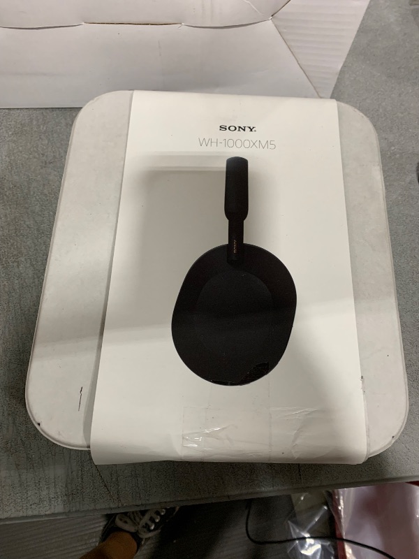 Photo 1 of Sony WH-1000XM5 The Best Wireless Noise Canceling Headphones, Auto NC Optimizer, 30-Hour Battery, Alexa Voice Control, Black