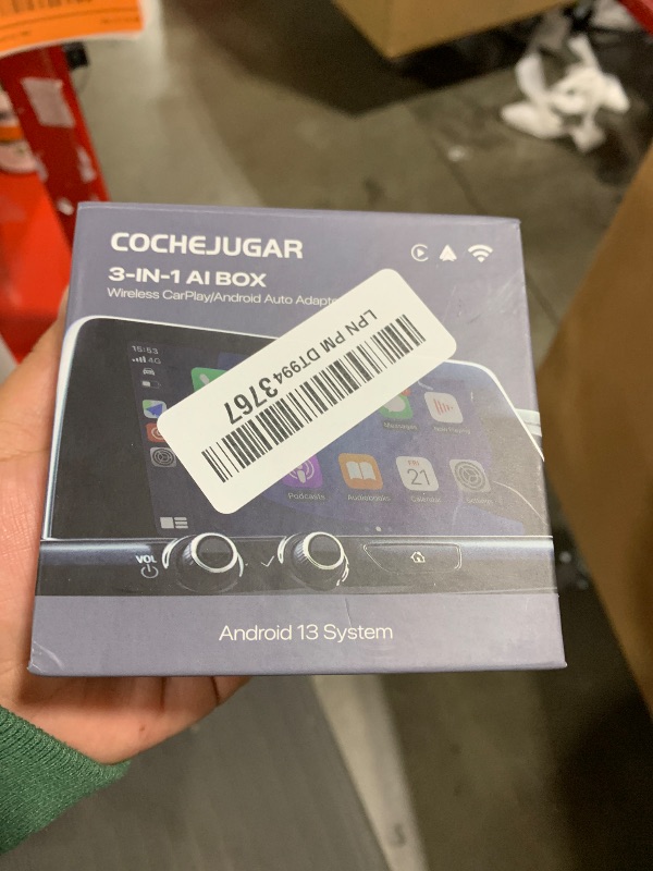 Photo 1 of Wireless CarPlay Adapter AI TVBOX- Supports Netflix, YouTube, Disney+, TikTok, Mirror Link, and Wireless CarPlay & Android Auto Dongle for OEM Wired CarPlay Cars from 2016