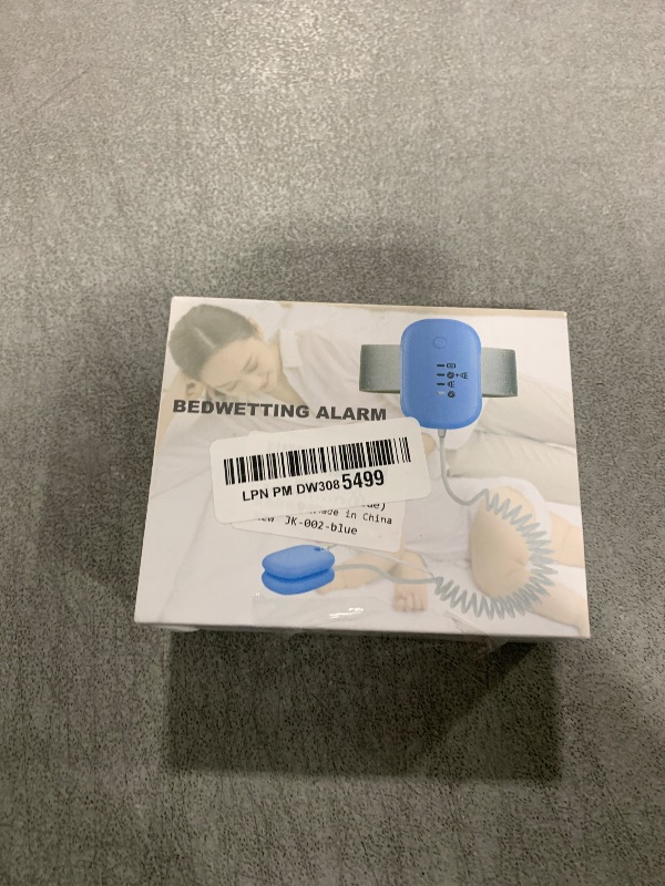 Photo 1 of Bed Wetting Alarm for Boys and Girls - USB Rechargeable, Bedwetting Alarm with High Sensitivity Sensor, Loud Sound and Strong Vibration, Proven Solution for Bedwetters(Blue)