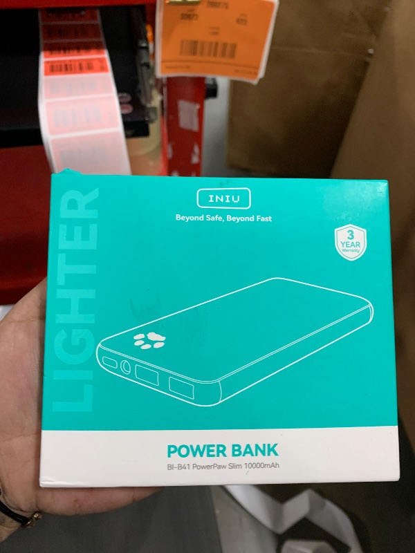 Photo 1 of INIU Portable Charger, USB C Slimmest & Lightest Triple 3A High-Speed 10000mAh Power Bank, Flashlight Battery Pack Compatible with iPhone 16 15 14 13 12 X Plus Samsung S22 S21 Google iPad, etc