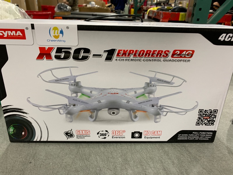 Photo 1 of Cheerwing Syma X5C-1 Explorers 2.4Ghz 4CH 6-Axis Gyro RC Quadcopter Drone with Camera