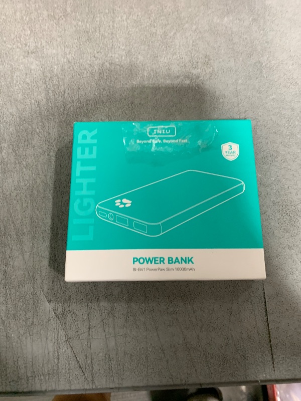 Photo 1 of INIU Portable Charger, USB C Slimmest Triple 3A High-Speed 10000mAh Phone Power Bank, Flashlight External Battery Pack Compatible with iPhone 16 15 14 13 12 11 X Samsung S21 S20 Google LG iPad, etc
