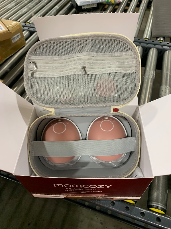 Photo 1 of Momcozy Breast Pump Hands Free Upgraded Mobile Flow | M9, App Discreet Control with Personalized Multi-Modes & 15 Levels, Wearable Breast Pump 24mm, 2 Pack Cozy Red