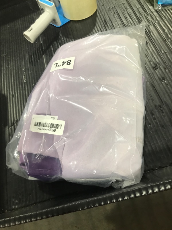 Photo 1 of G2000 Blackout Curtains & Drapes for Bedroom Living Room 84 Inches Long Purple and Greyish White Room Darkening Window Treatments Ombre Thermal Insulated Light Blocking Grommet Backdrop 2 Panels Set
