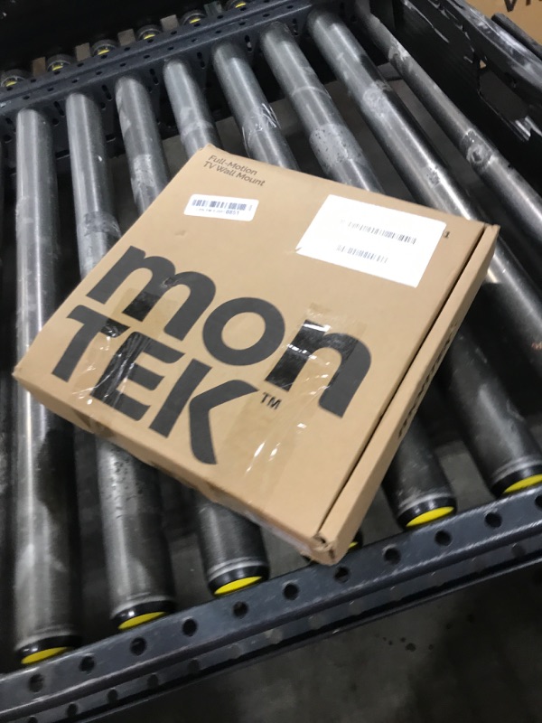 Photo 1 of monTEK Full Motion TV Wall Mount for 23–65 Inch Flat & Curved TVs and Monitors, Swivel & Tilt Articulating Bracket, Max VESA 400x400mm, Holds up to 77 lbs, Perfect Center Design