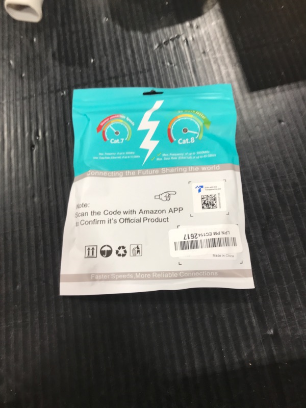 Photo 1 of Vabogu Cat 8 Ethernet Cable, 3ft Heavy Duty High Speed Internet Network Cable, 26AWG, 2000Mhz 40Gbps with Gold Plated RJ45 Connectors, Shielded for Indoor & Outdoor Use