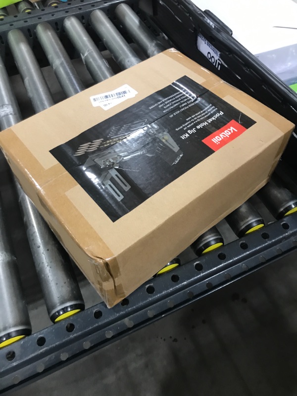 Photo 1 of Kolvoii Pocket Hole Jig, Professional Adjustable Pocket Screw Jig for Strong Joints, Versatile Drill Guide Jig for Materials 1/2" to 3 1/8" Thickness with Storage Case