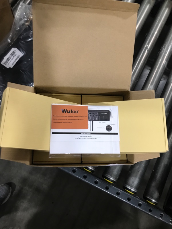 Photo 1 of Wuloo Intercoms Wireless for Home 5280 Feet Range 10 Channel 3 Code, Wireless Intercom System for Home House Business Office, Room to Room Intercom, Home Communication System (4 Units Set, Black)