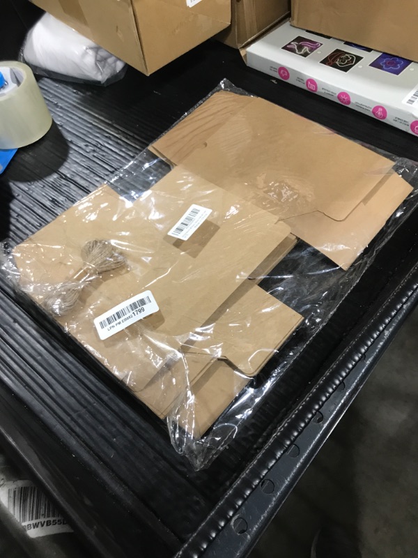 Photo 1 of 10 Pack Brown Gift Boxes, 9.45x6.5x4 Inches Kraft Paper Boxes with Lids for Valentine's, Birthday party, Wedding, Cupcake Boxes, Easy Assemble Bridesmaids Proposal Boxes, With 66ft Twine