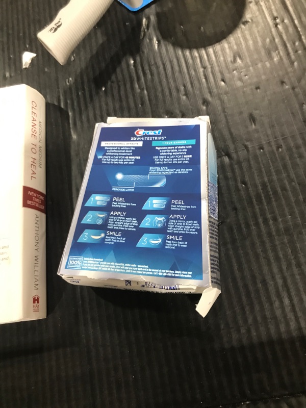 Photo 1 of Crest 3D Whitestrips Professional Effects, Whitestrip 3D White, Teeth Whitening Strip Kit, 44 Strips (22 Count Pack), Crest Teeth Whitening Strips, Teeth Whitening Kit