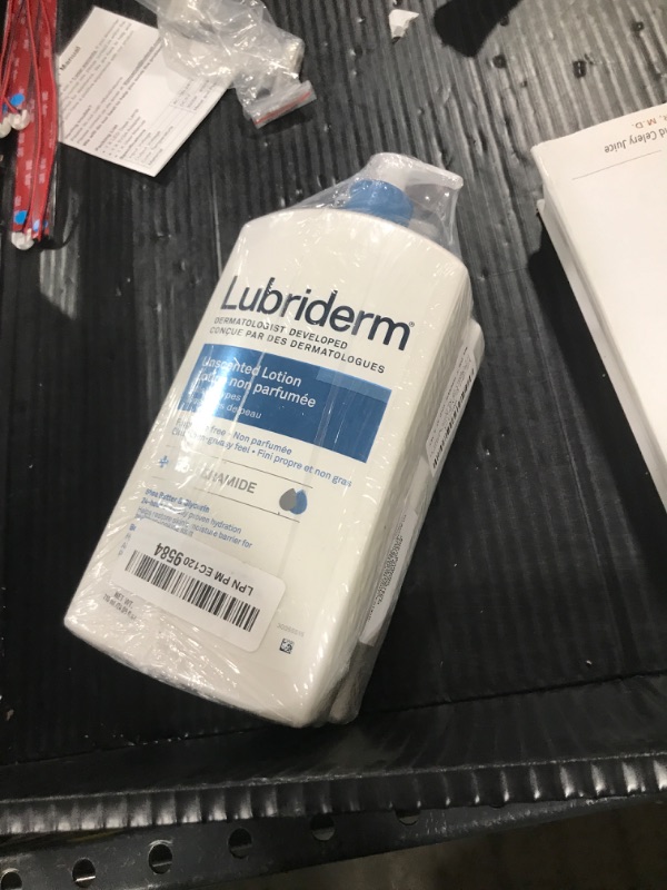 Photo 1 of Lubriderm Daily Moisture Lotion Fragrance-Free 24 Ounce Normal to Dry (709ml) (2 Pack)