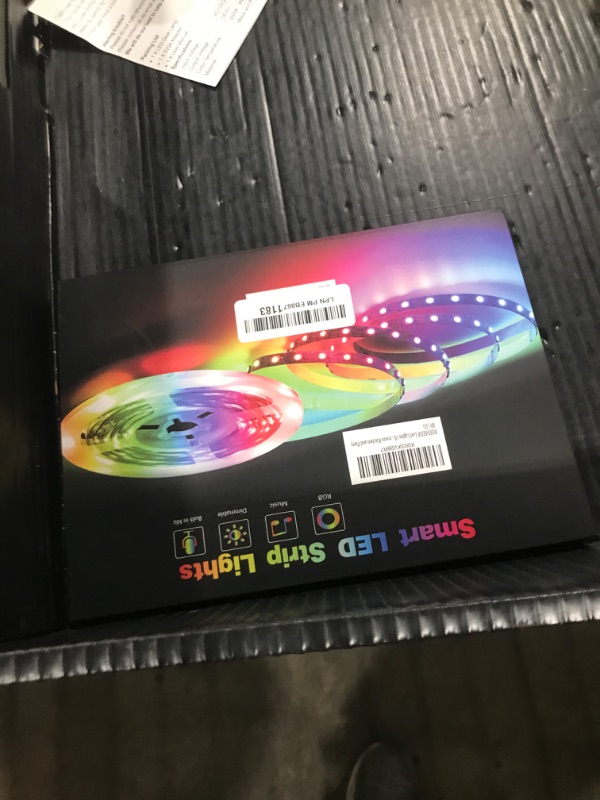 Photo 1 of REEMEER Led Lights 100ft Smart APP Control Music Sync Strip Lights RGB Color Changing Strips with Remote, for Bedroom Kitchen and Party