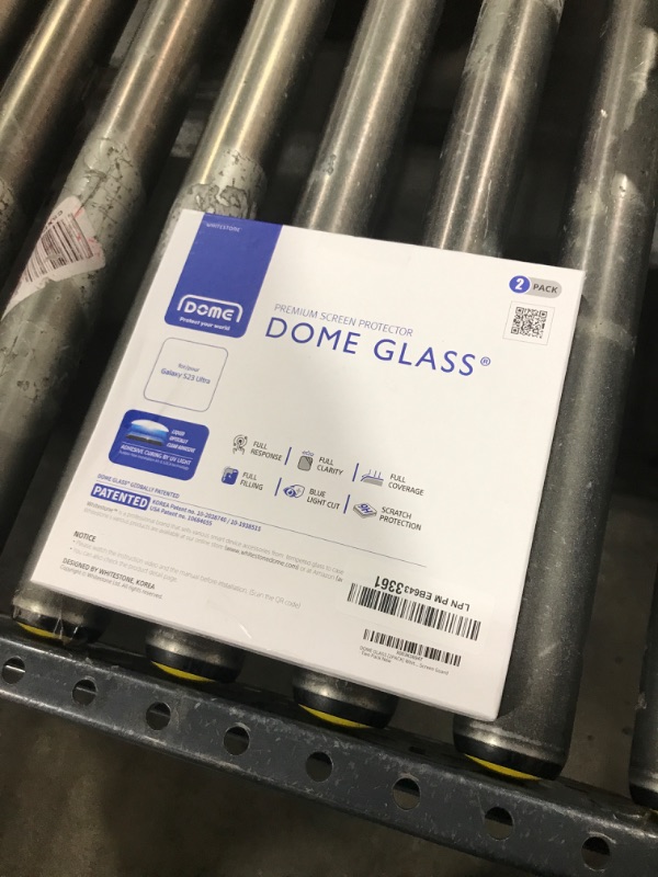 Photo 1 of DOME GLASS Whitestone for Galaxy S23 Ultra [Perfect full coverage] Tempered glass screen protector with UV lamp [2pack]