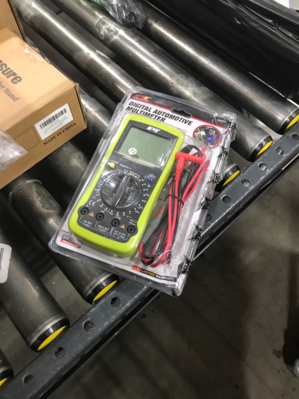 Photo 1 of Performance Tool W2972 Automotive Digital Multimeter with Large LCD Display and UL Listed Probes for Standard Electrical Testing on Cars and Benches